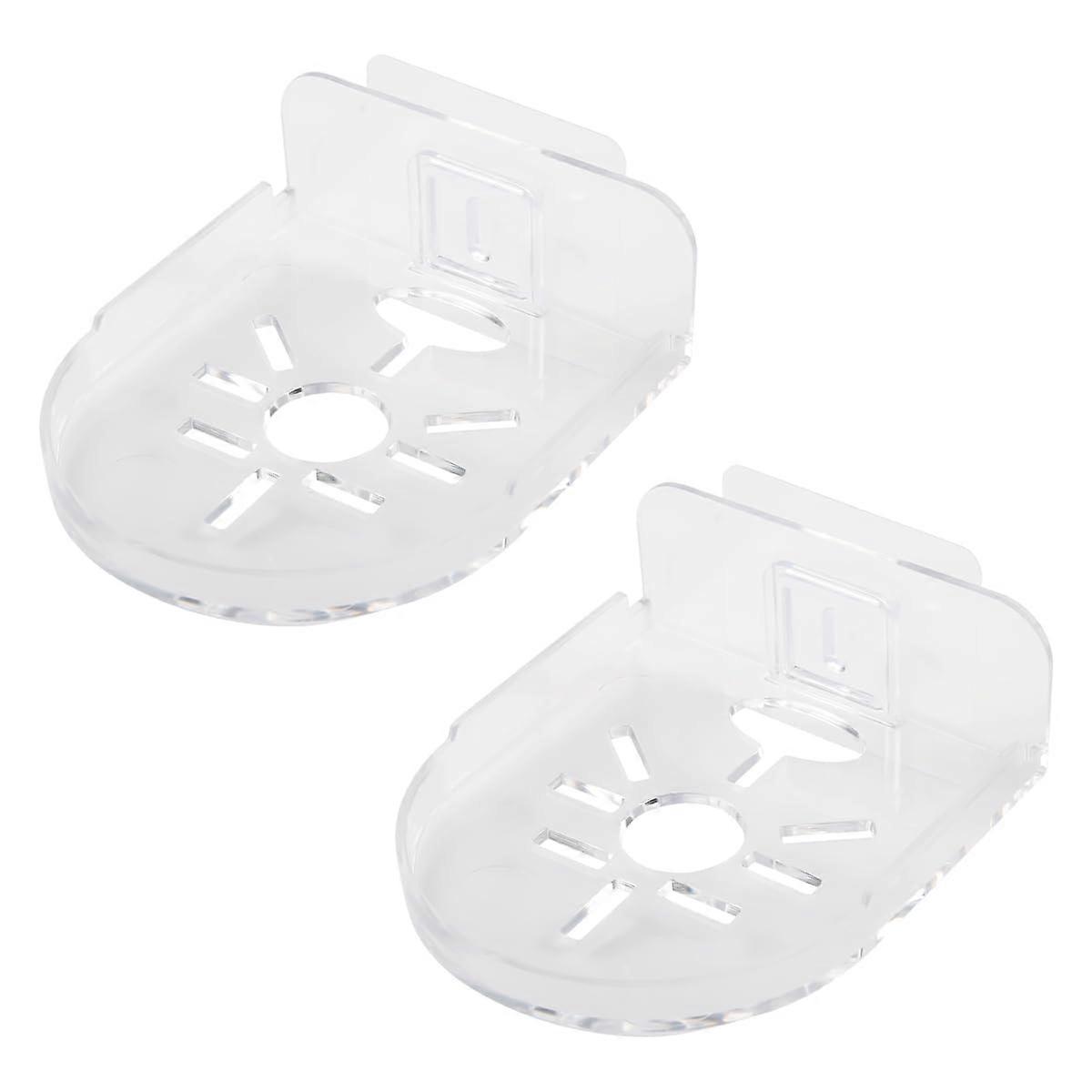 Security Camera Mount 2 Pcs NoDrill Waterproof Universal Adhesive Bracket for Home Surveillance