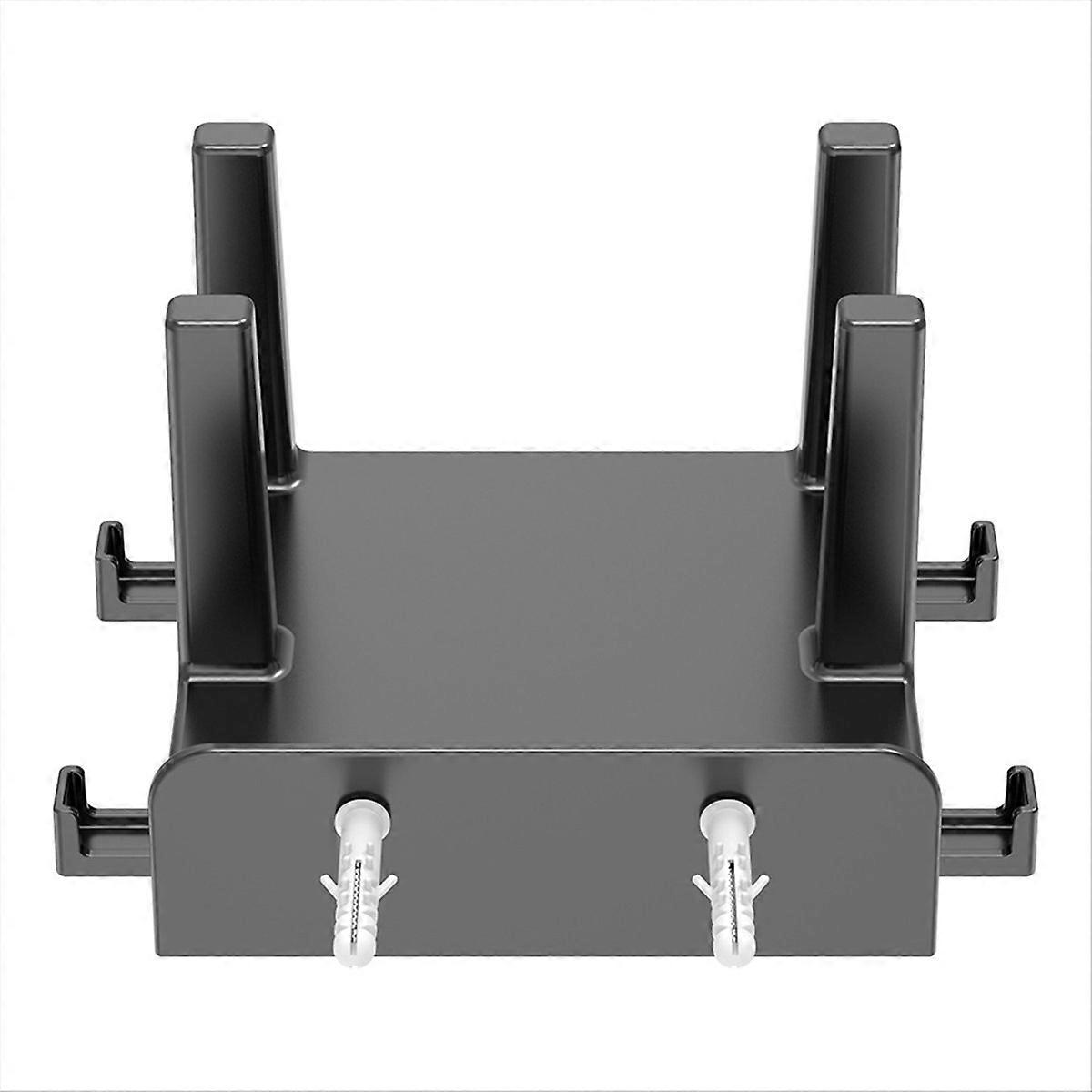 Router Wall Mount Bracket Wifi Storage Box Wall-Mounted Holder Black