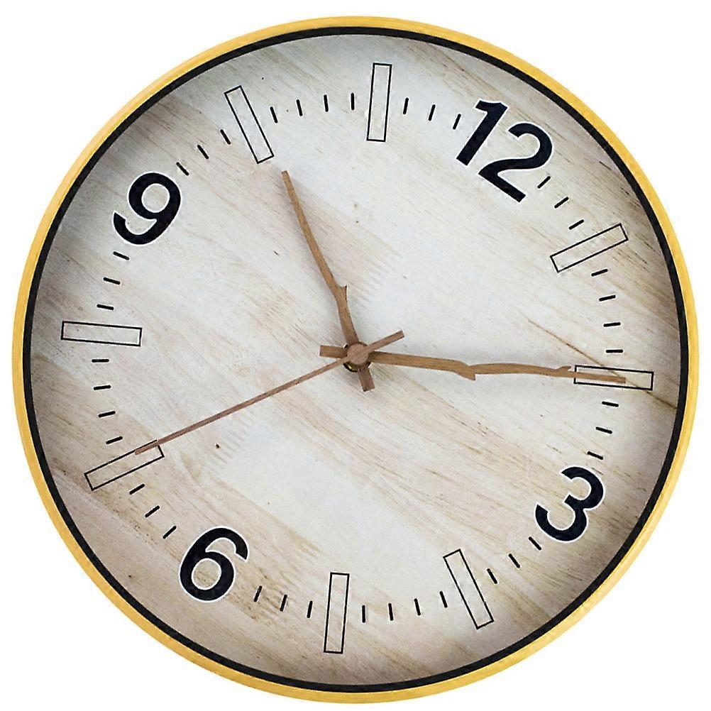 Wall Clock Round Hanging Clock Silent Function for Home Decor