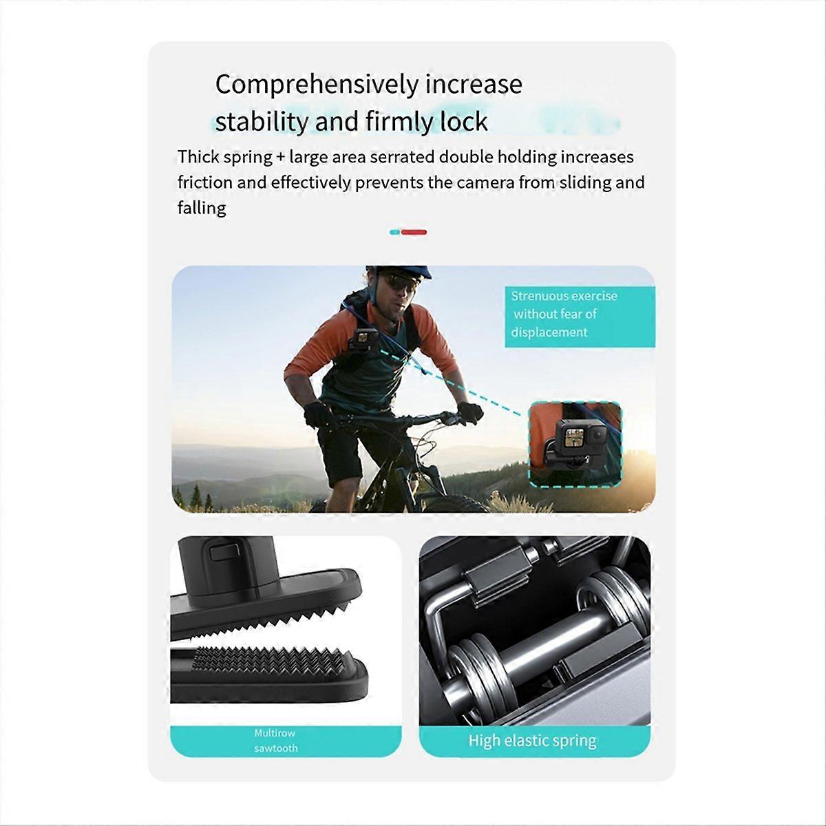  Magnetic Backpack Clip Clamp Mount for Camera