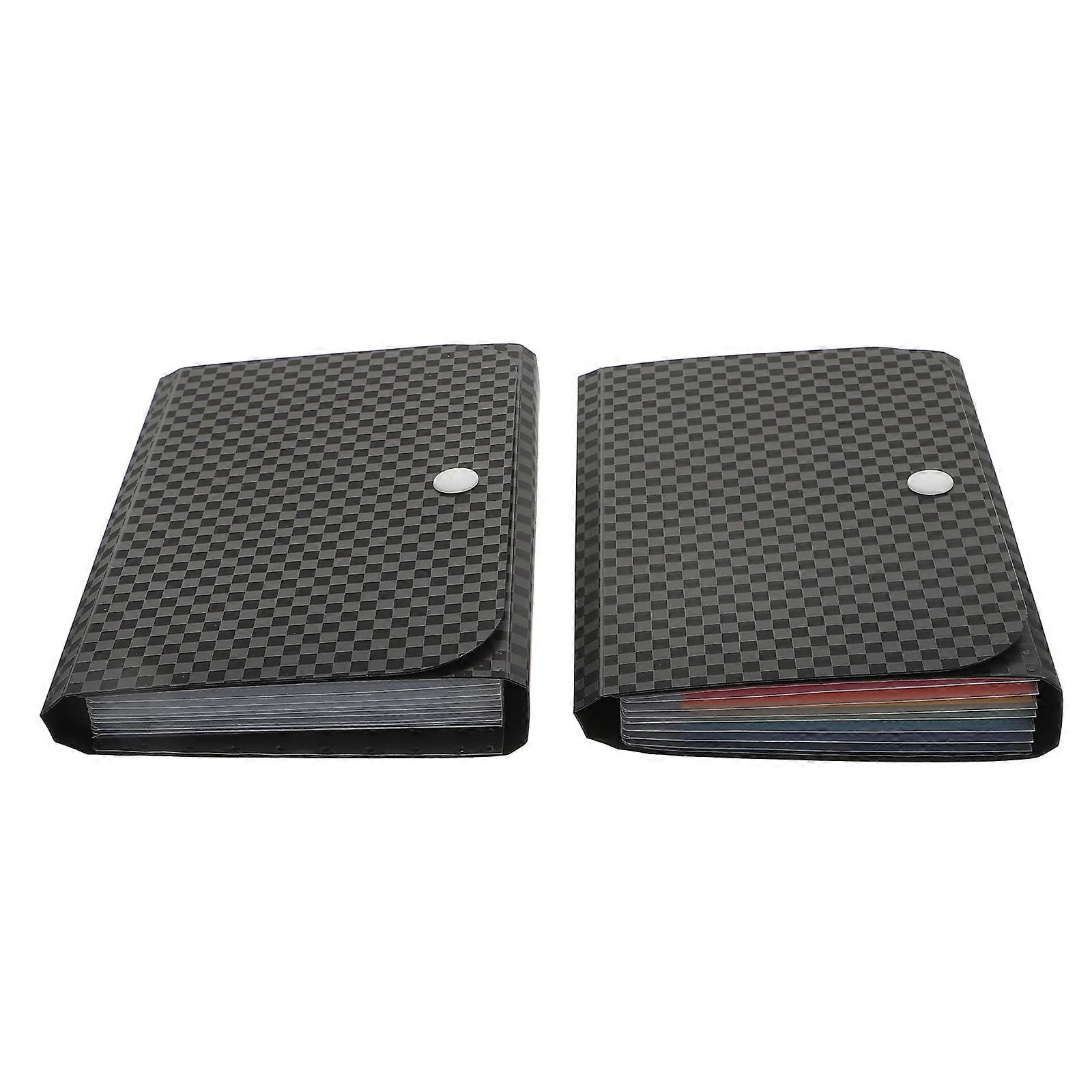 Small File Organizer Household File Folder for Storage 2Pcs Portable Document Folders