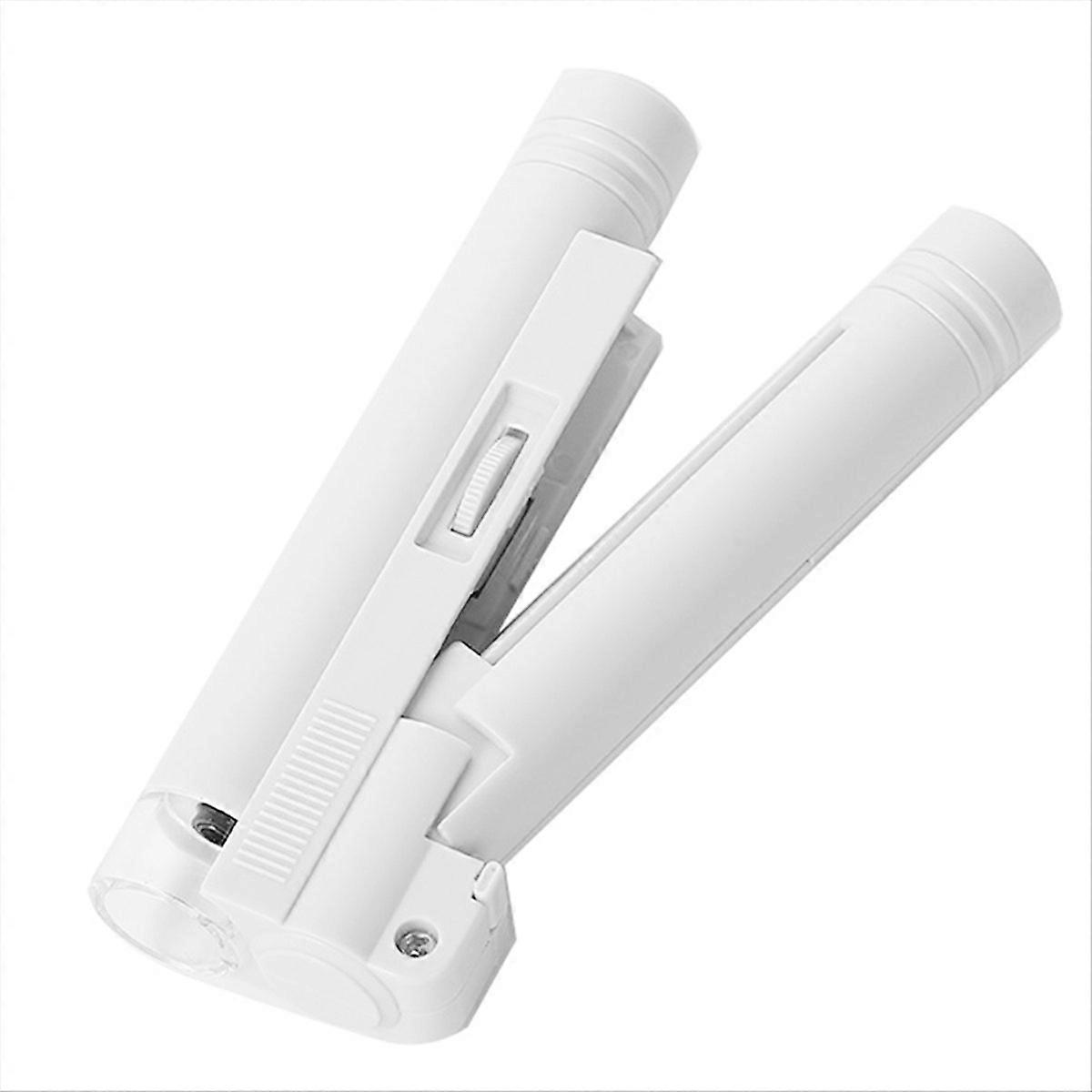 Portable Pocket Microscope 80X 100X White Mini Magnifier