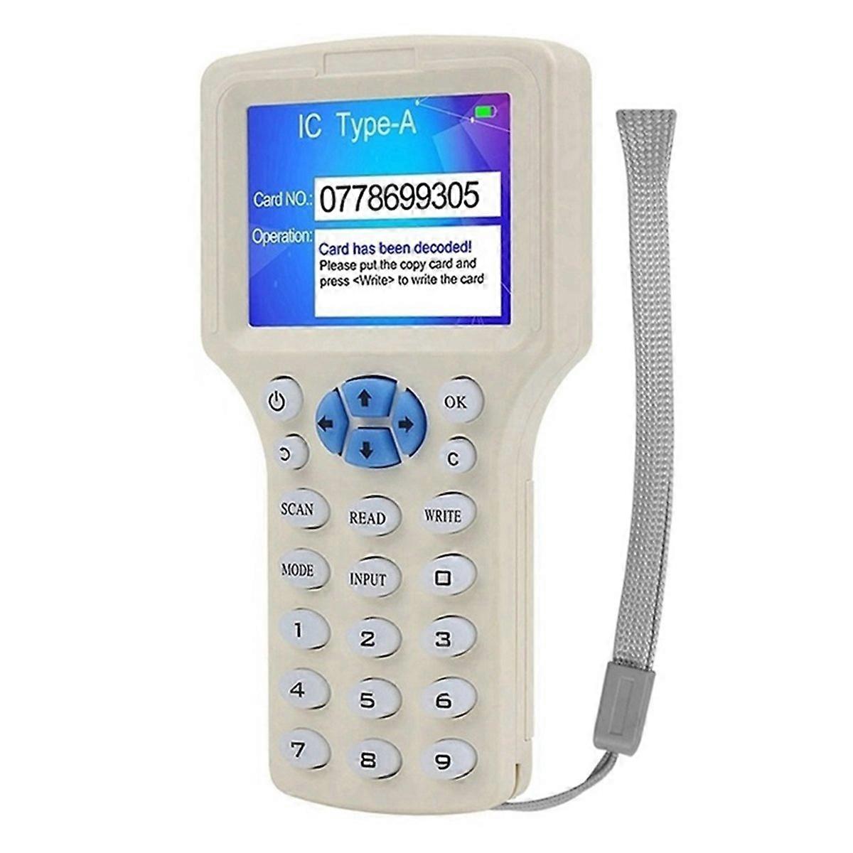 RFID NFC Smart Card Reader+5XUID Keychain/Card RFID Duplicator 125K