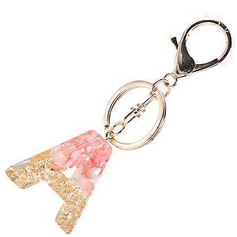 Letter Keychain 4Pcs Car Keyring for Handbag Pendant Use
