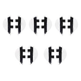 10 Pairs Silicone Nose Pads for Glasses - Comfortable Plug-in Type Eyeglasses