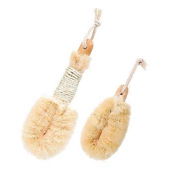 Natural Sisal Body Brush Bath Brush for Exfoliating Skin 6 Pieces