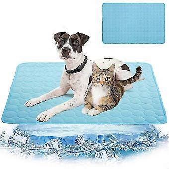 Dog Cooling Mat Pet Cooling Pad Pet Cats Cooling Blanket Summer Keep Pets Cool Comfort compatible with Cats And Dogs -gsl