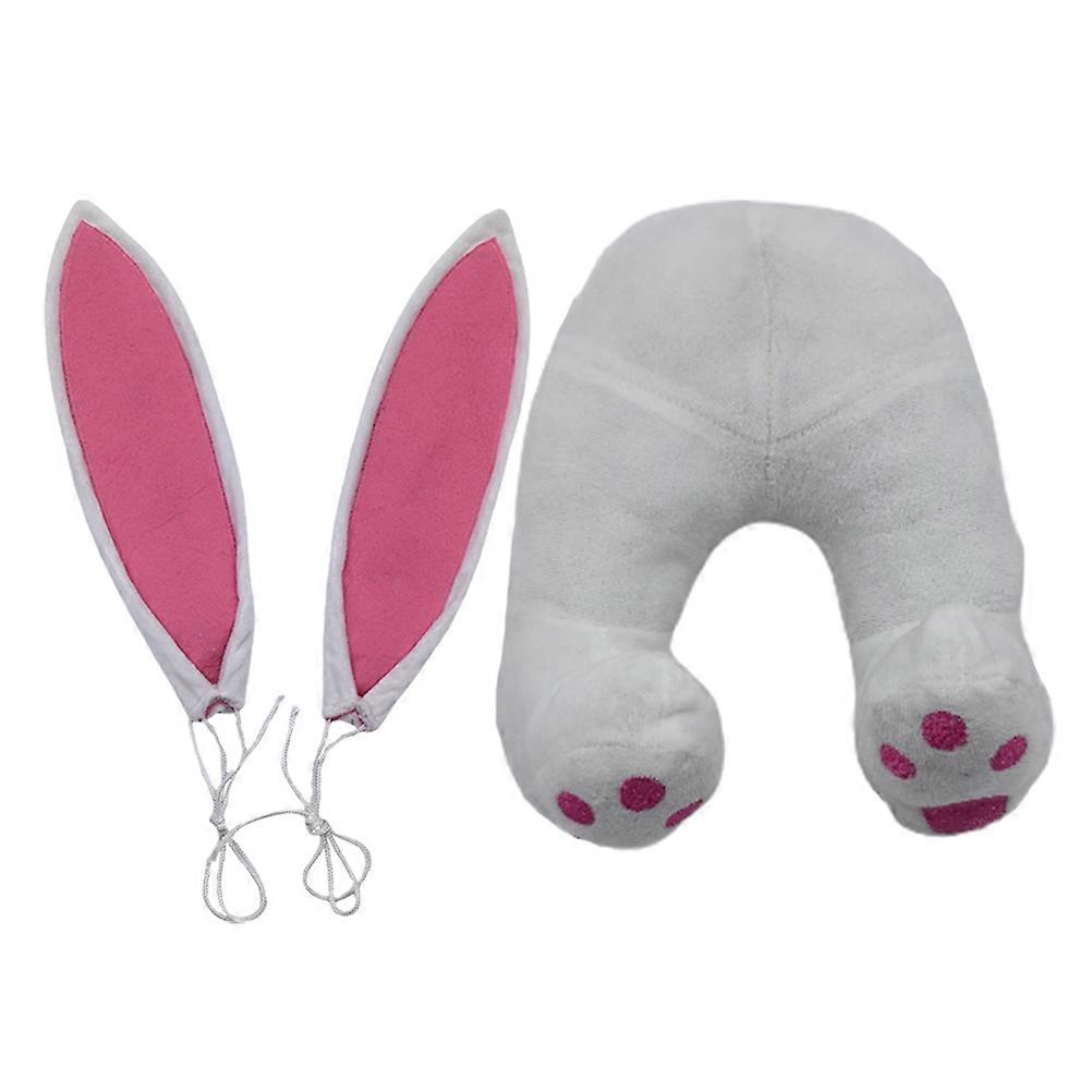 Bunny Ear Decor Easter Hanging Decor for Hanging Use 1Set Polyester Material