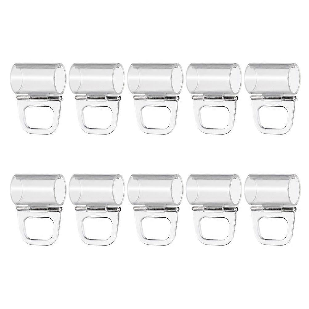 Clear Plastic Roller Shade Clips for Blind Installation 40Pcs Window Shade Accessories
