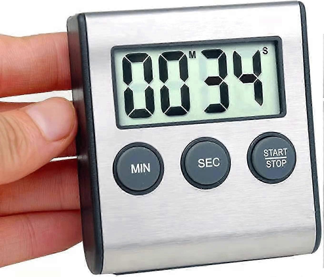 2026 Best Kitchen Timer, Digital Kitchen Timer Magnetic Countdown Kitchen Timer Stainless Steel Timer