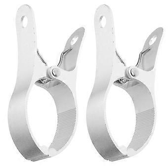 2 stuks aluminiumlegering winddichte quilt klemmen kleding drogen clips kleding klemmen strand handdoek clips