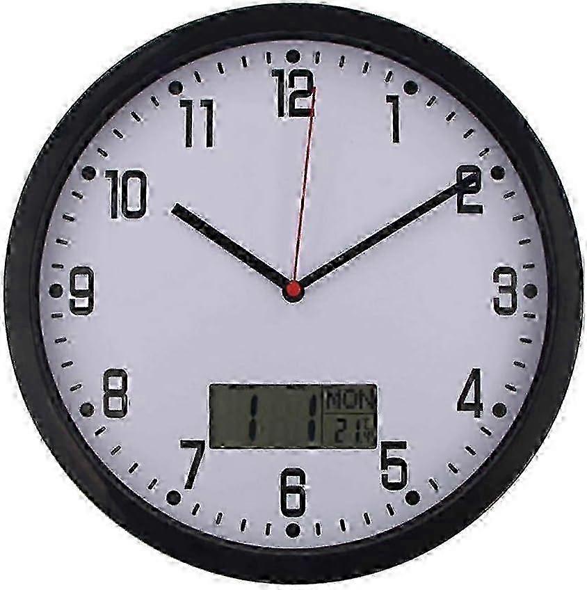 Calendar Clock Day Date Clock Digital Clock with HD Digital Photo Frame