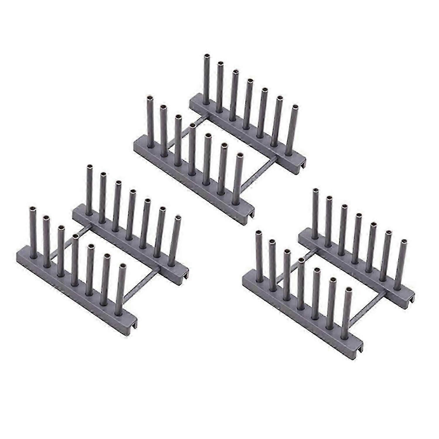 Plastic Dish Plate Drain Rack,Kitchen Tableware ,Tray Holder Grey