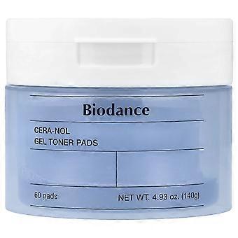 Biodance, Cera-Nol Gel-Toner-Pads, 60 Pads