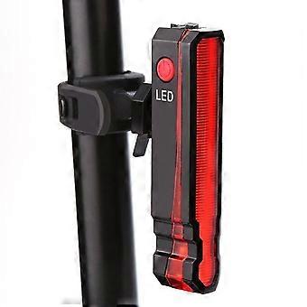 Fiets Achterlicht Laser Line Waarschuwingslamp Waterdichte zadelpen LED-licht USB Oplaadbaar MTB Racefiets Achterlicht