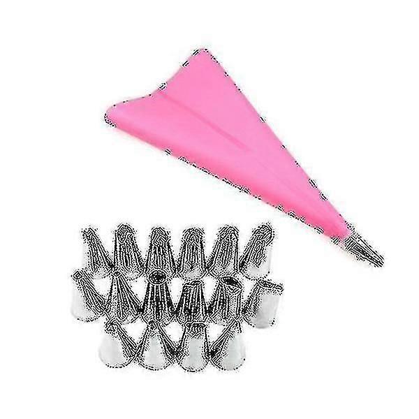 18-piece Cake Tool Set, Diy Baking Suppliespink