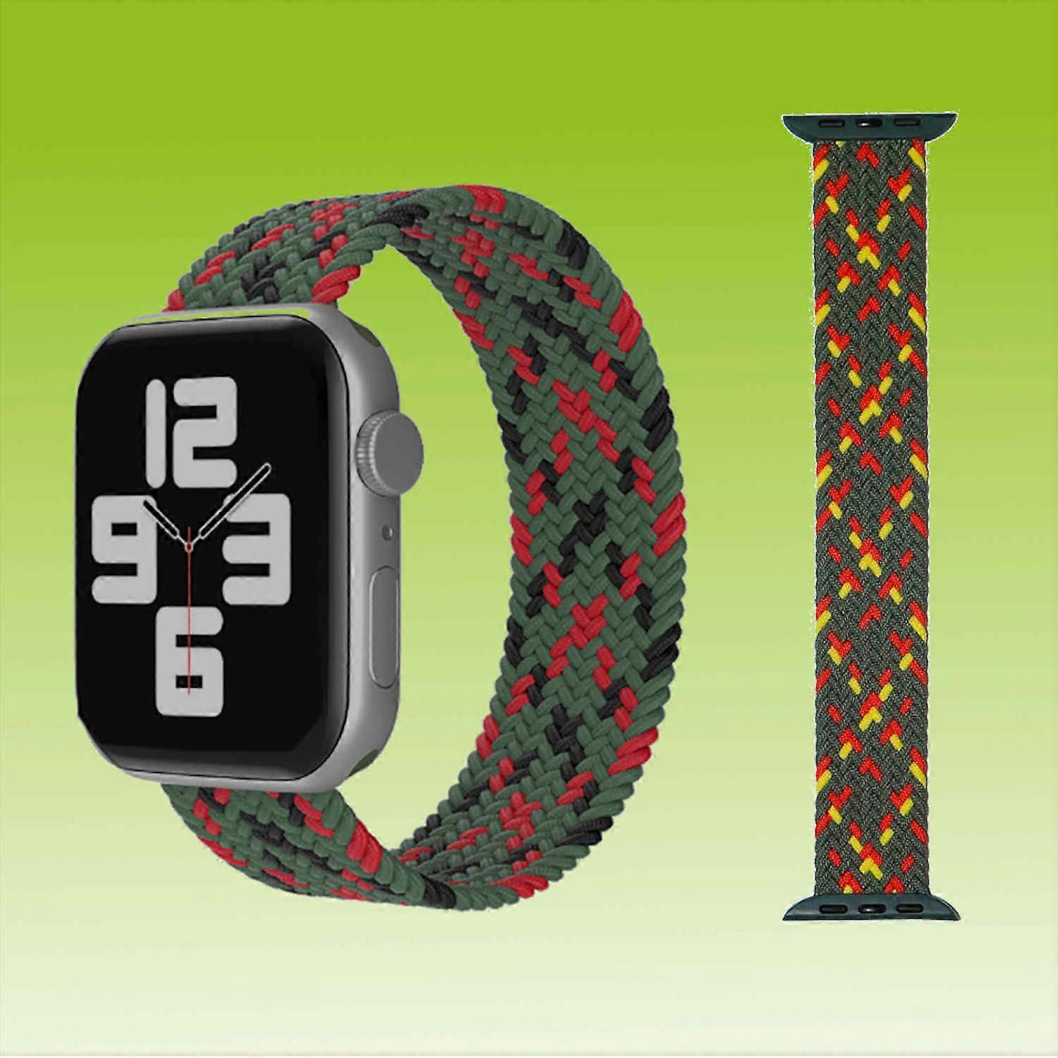 Replacement Nylon Watch Band for Apple Watch Series 10 42mm / 9 8 7 41 / 6 SE 5 4 40 / 3 2 1 38mm