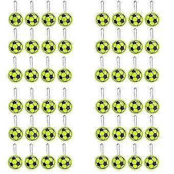 48 stuks reflecterende sleutelhangers voor voetbal, veiligheidsreflectoren, reflecterende sleutelhangers voor fietsen, wandelen en hardlopen AH