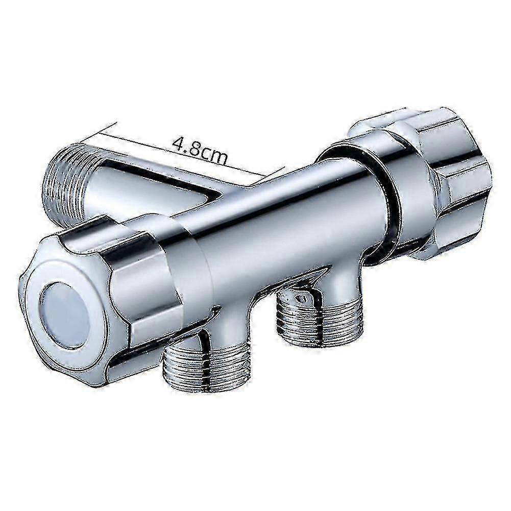 JiaWei 3 Way Triangular Valves One Into Two Out Double Water Angle Multi-function For Home aC6