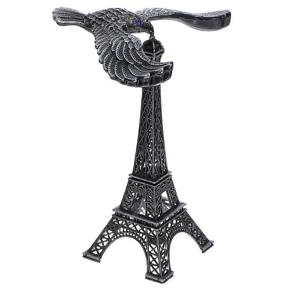Balancing Eagle Toy Eiffel Tower Model for Home Office Decor Tabletop