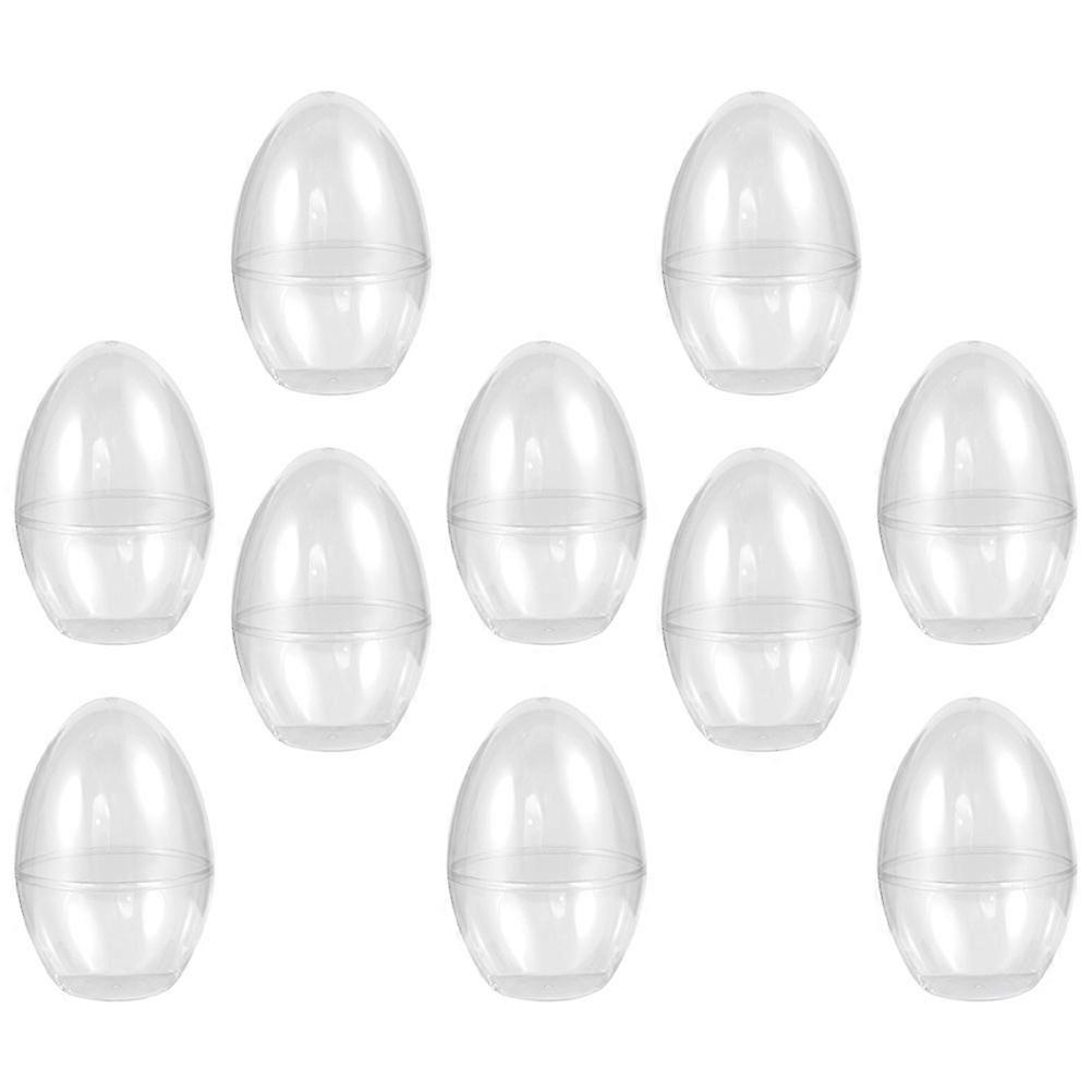 10PCS Easter Egg Shaped Candy Boxes Gift Package Boxes Festival Candy Cases