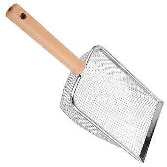Metal Cat Litter Scoop Wooden Handle for Gardening Use Scoop