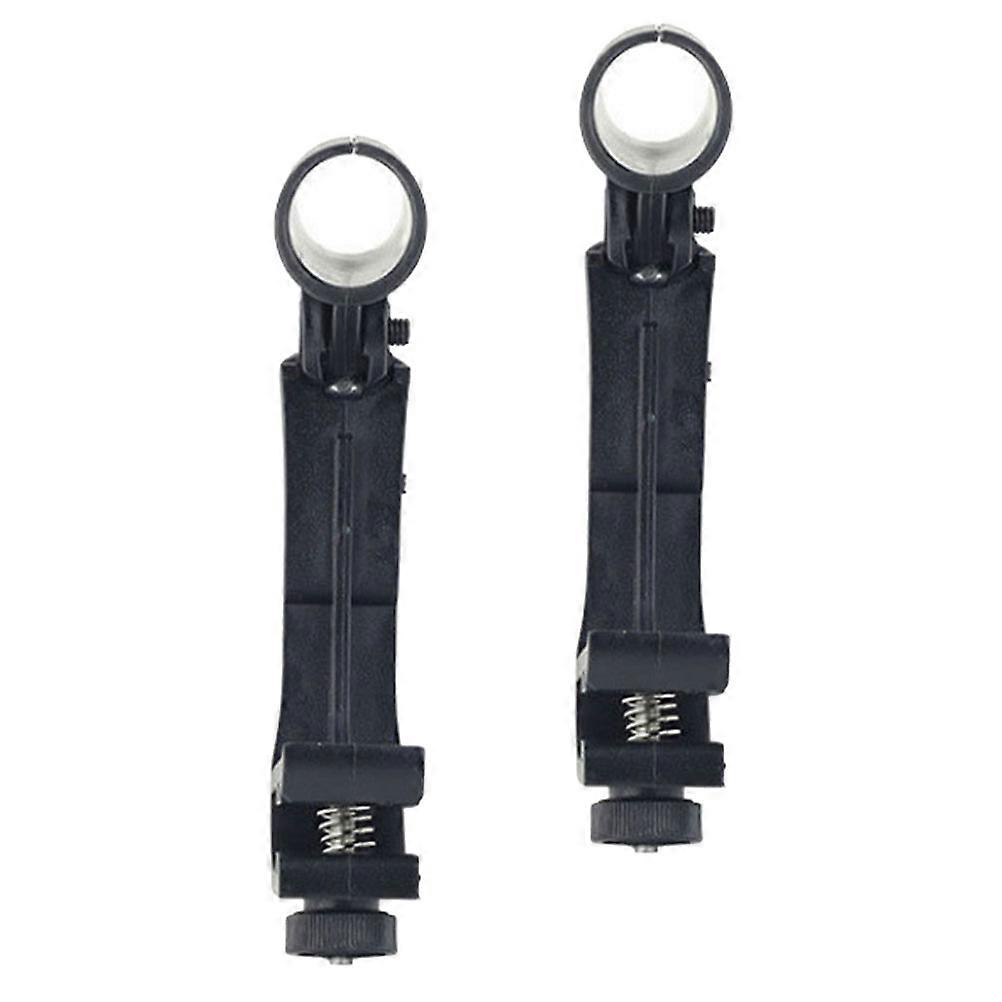 Drum Microphone Clips for Adjustable Shockproof Use 2Pcs Black Set