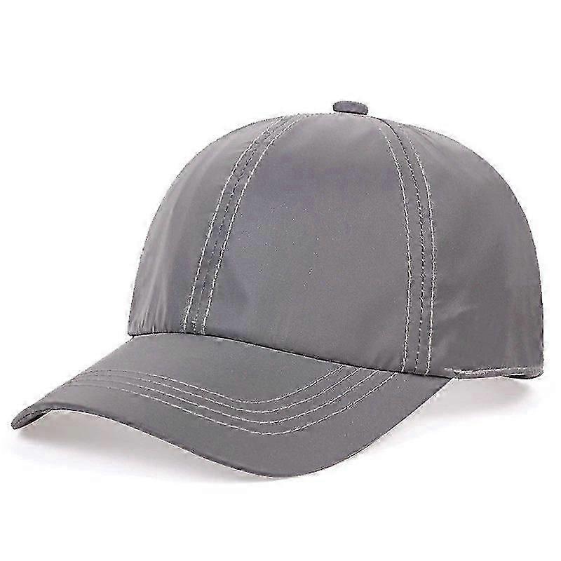 Night Safety Reflective Hat Adjustable Casual Baseball Cap