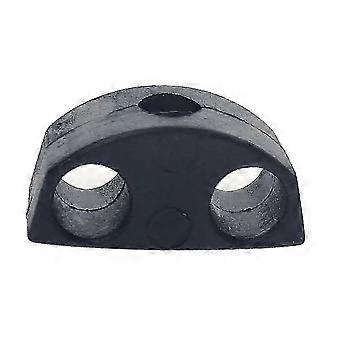 Guide de ligne de pont de kayak Nylon Noir Guide de gréement Raccords Support de fixation Quincaillerie Cordon d’arrimage Accessoire