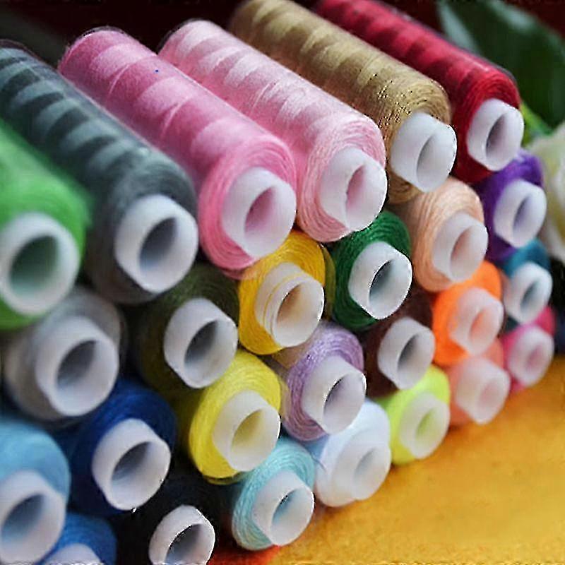 All Purpose Sewing Thread Cones Set Polyester 30 Spools New Mixed Colors