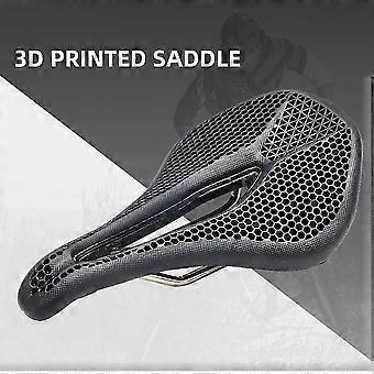Sillín de bicicleta con diseño de panal 3D y cojín transpirable, accesorios para bicicleta de montaña y carretera.