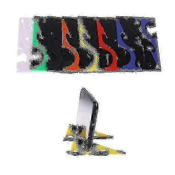 Compact Foldable Versatile Phone Stand, 8.5x4.2cm, Multiple Colors Available, Portable & Adjustable