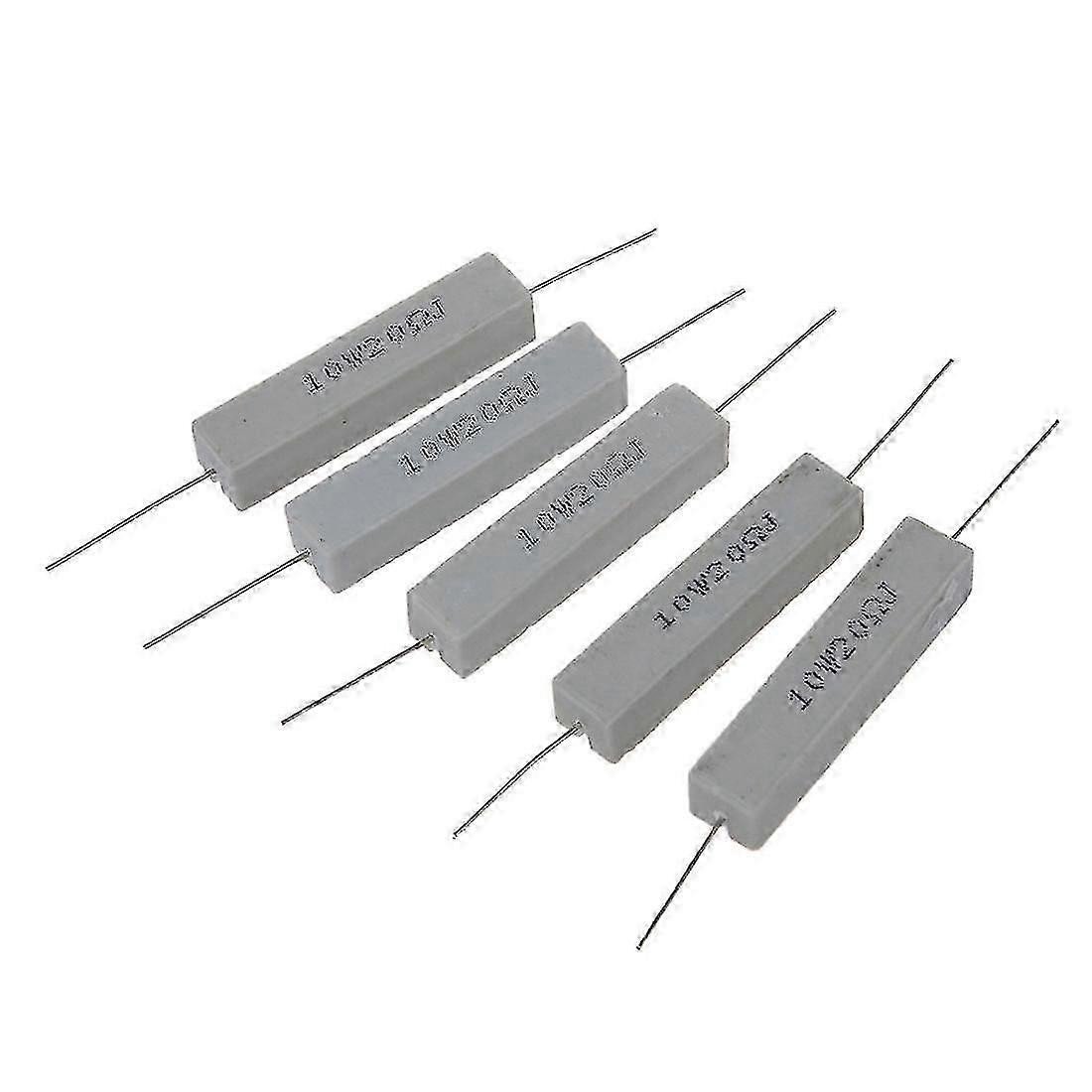 10 W 20 Ohm drôtový rezistor keramický cement 5x