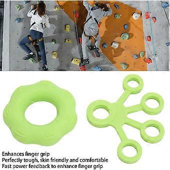 Alongador de Dedos para Fortalecimento da Mão, Faixa Elástica de Silicone Leve e Hipoalergênica para Exercícios com os Dedos, Treinador de Dedos para Mãos.