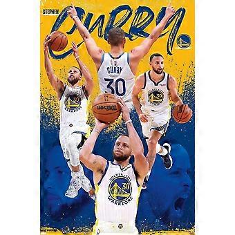 Trends International NBA Golden State Warriors Stephen Curry 22 Wall Jigsaw Puzzle VV1144