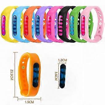 Mosquito and Tick Repellent Wristbands, 8 Pcs Insect Repelling Bands, Outdoor Bug Defense Bracelets for Hands and Wrists
