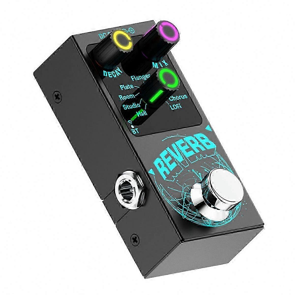 Bluetooth 5.4 Connectivity Guitar Reverb Effector | Single-Block Compact Design
