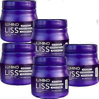1-5Pack Lumino-Liss Hair Straightening Treatment Cream | Keratin-Infused Straightener for Frizz-Free Silky Hair