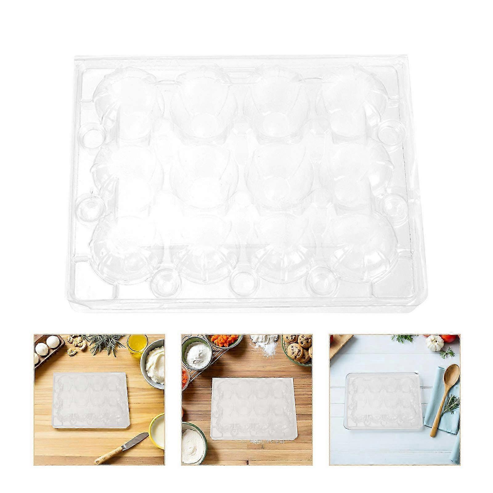 20pcs Clear Quail Egg Trays Packaging Boxes Transparent Quail Egg Boxes Containers