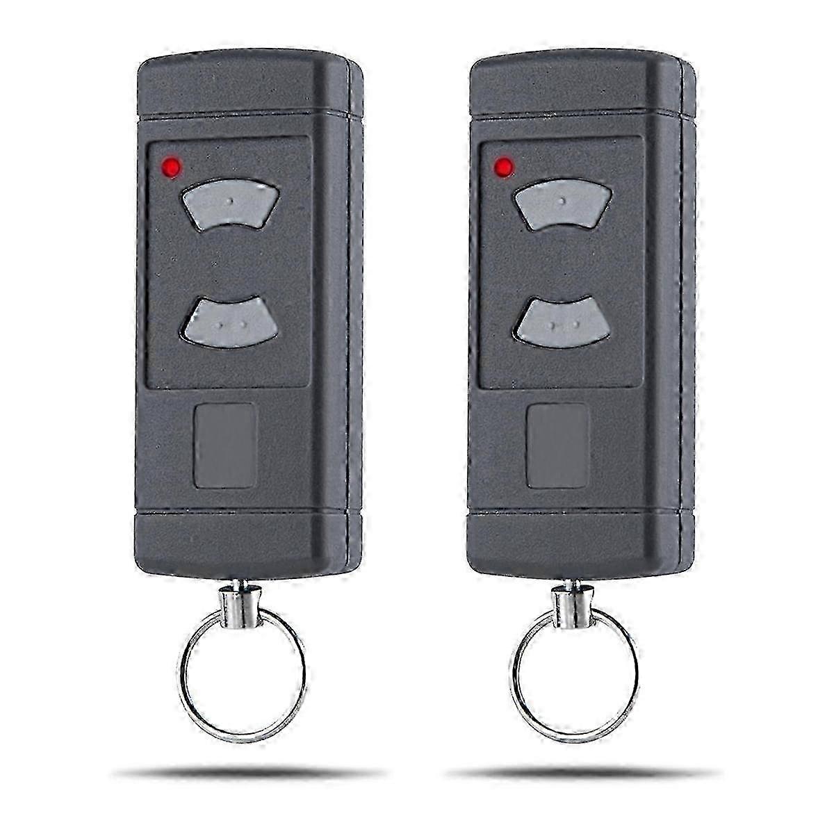 2x 40.685MHz Grey Button Garage Remote
