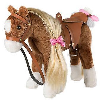 Brown Plush Horse Stuffed Animal – Cute 11 Inch Pony Toy for Girls, Timeless Cozy Style