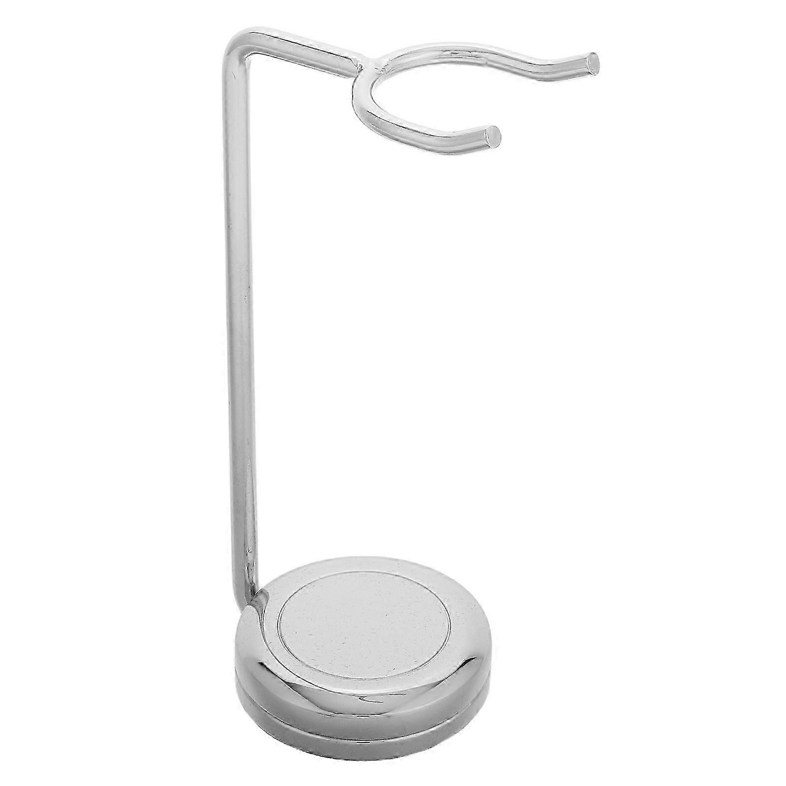 Slim Silver Zinc Shaving Stand