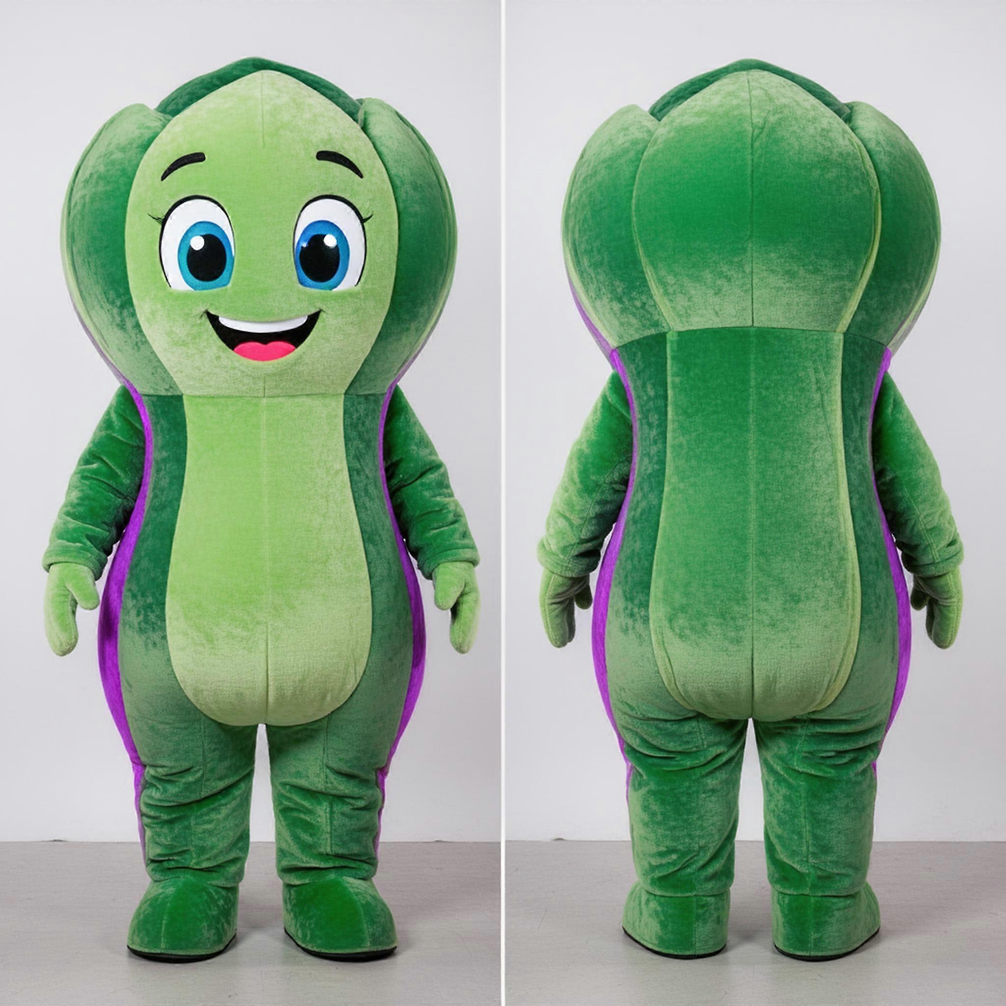 MASTICOT Emerald Green Rounded Cabbage Mascot