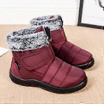 Hochwertige Winterstiefel für Damen, wasserdichte Stiefeletten mit warmem Fellfutter