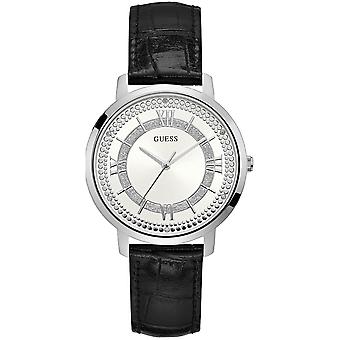 Guess montauk Japanese Quartz Analog Woman Watch with Cowskin Bracelet W0934L2