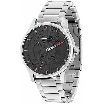 Police watches jet Quartz Analog Man Watch with R1453282001 Stainless Steel Bracelet