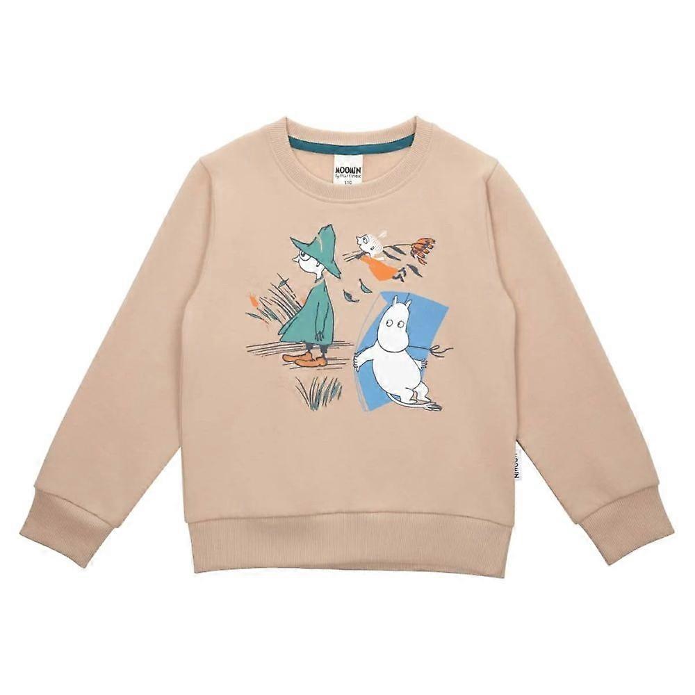 Mumin Storm-collegetröja beige