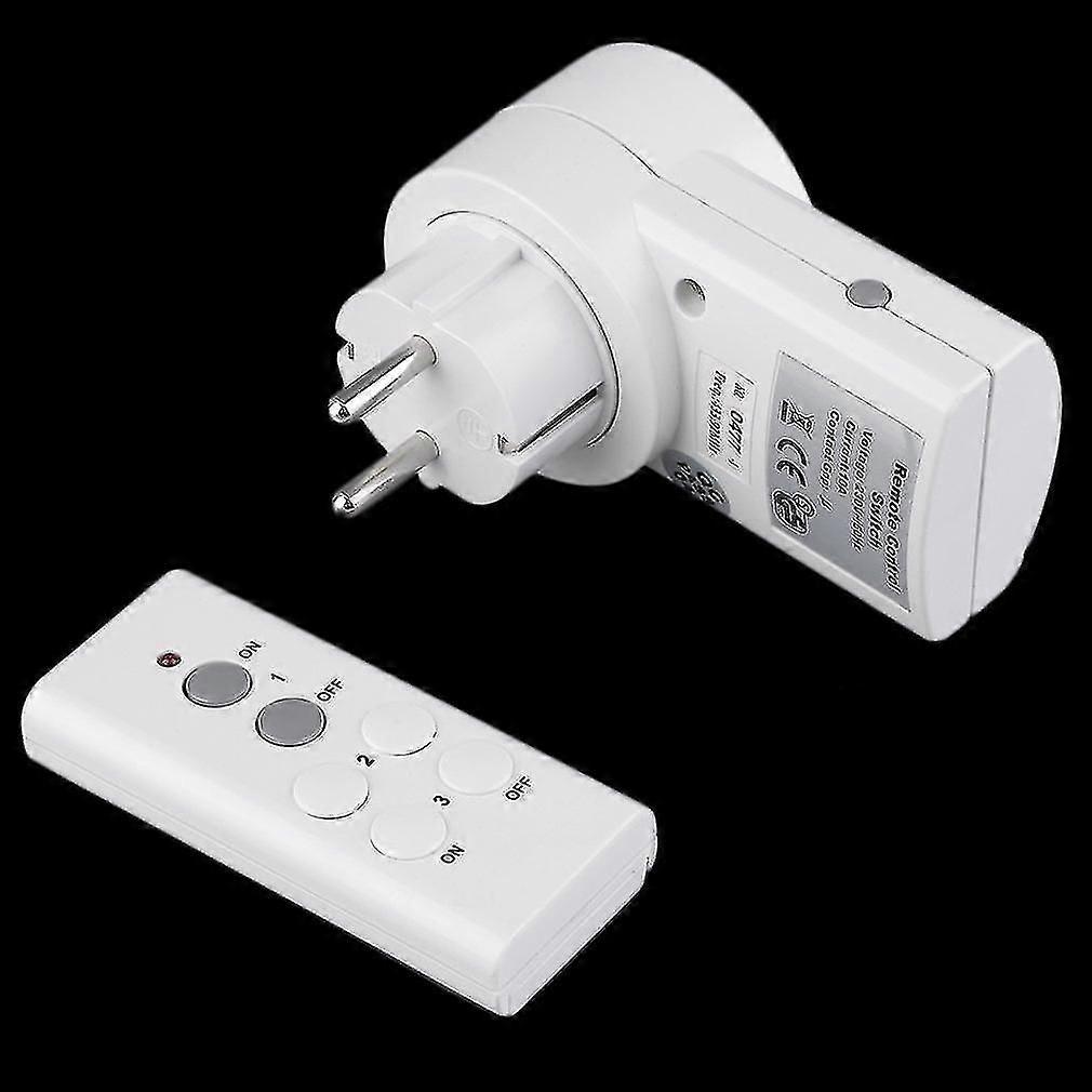 1 Wireless Remote Control Power Outlet Light S Socket 1 Remote Eu Plug