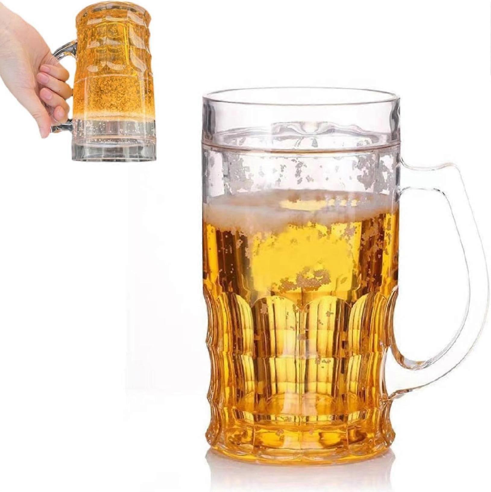 Double-Layer 400ml Novelty Beer Mug
