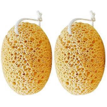 2pcs Bath Sponge Body Scrubber Exfoliating Sponges Bath Scrubber Shower Supplies